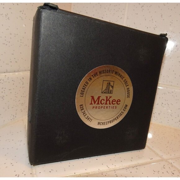 Vintage Black Slate Coasters Cottage Chimney retro rustic barware - Picture 9 of 9